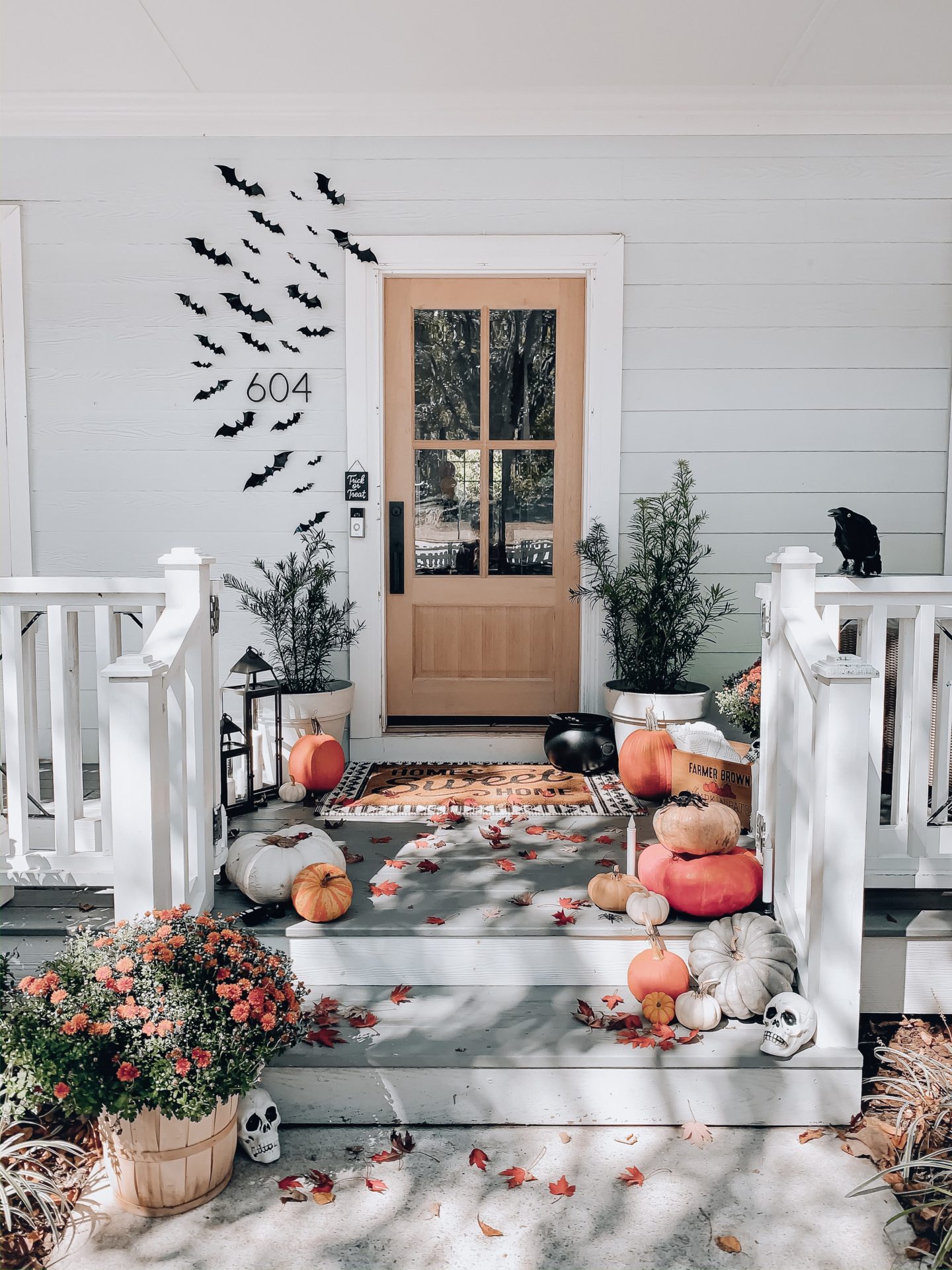 Front Porch Halloween Decor - The M.A. Times by Marianne